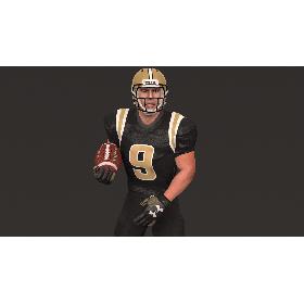 3D model American Football Player 2020 V2 Rigged